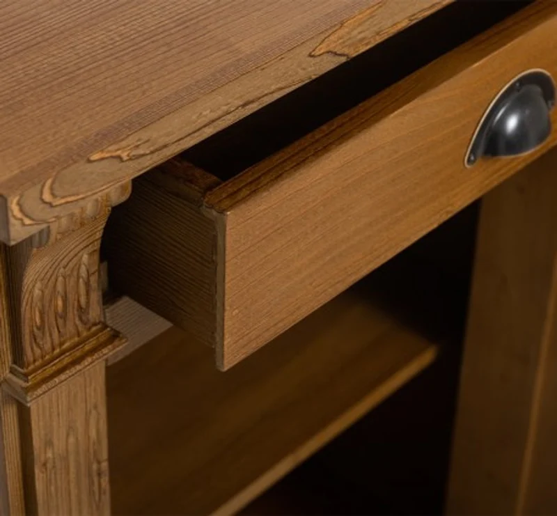Casa Padrino Sideboard im Landhausstil mit 1 Tür und 1 Schublade, 69 x 51 x 90 cm