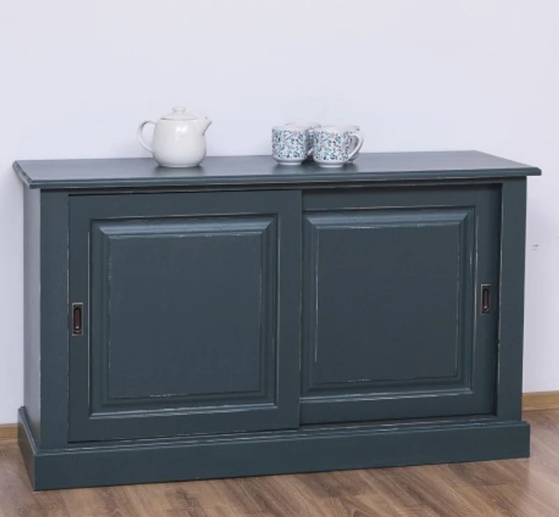 Casa Padrino Sideboard im Landhausstil mit 2 Schiebetüren, 135 x 48 x 78 cm