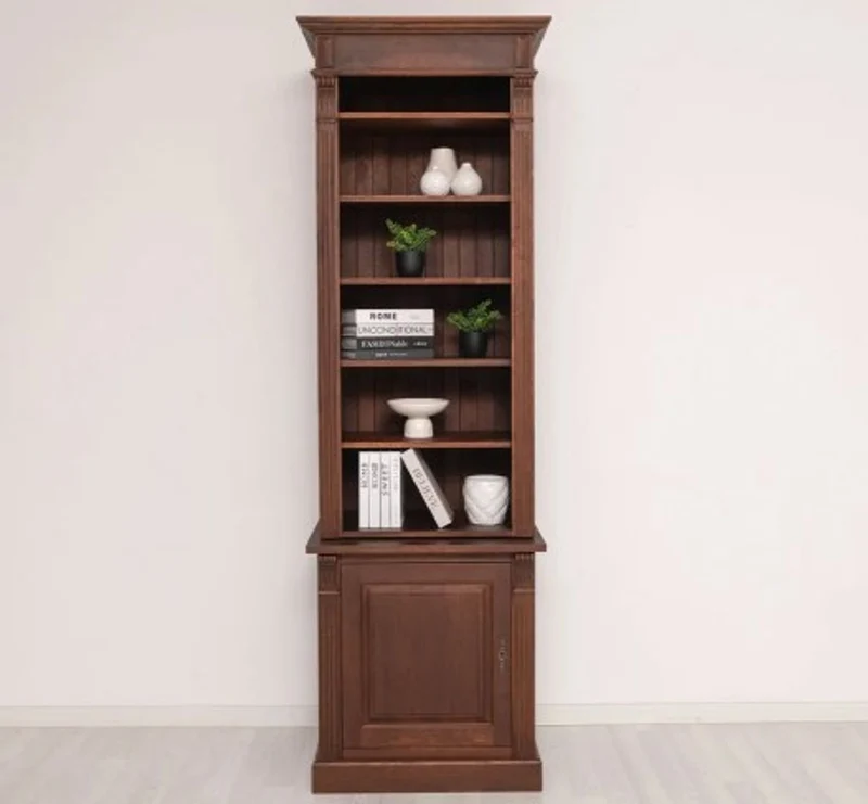 Casa Padrino Bücherregal im Landhausstil, 77 x 48 x 237 cm
