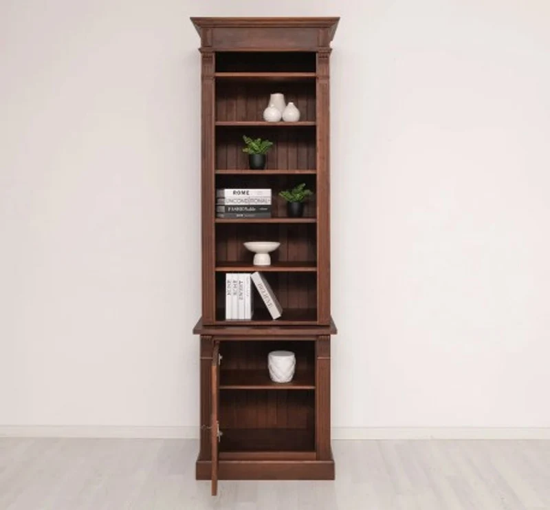 Casa Padrino Bücherregal im Landhausstil, 77 x 48 x 237 cm
