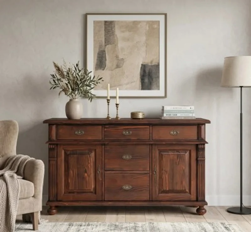 Casa Padrino Sideboard im Landhausstil, 140 x 45 x 80 cm