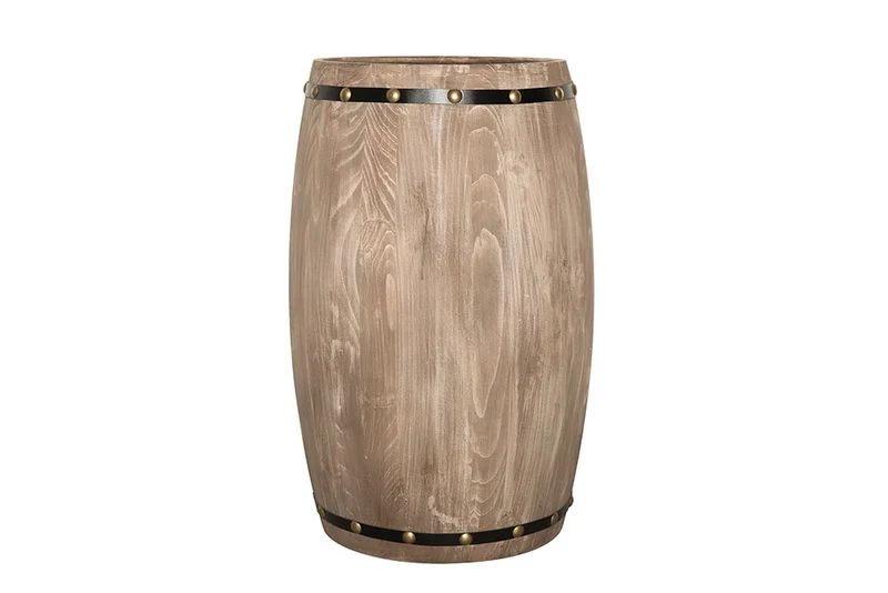 Originelles Flaschenregal BOTELLA 60cm natur Weinfass Pienienholz