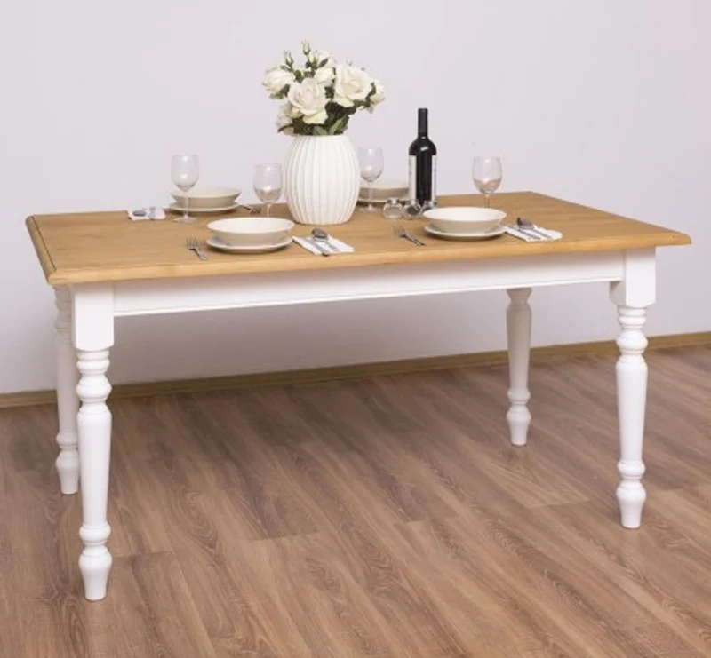 Casa Padrino Esstisch im Landhausstil, 160 x 90 x 78 cm