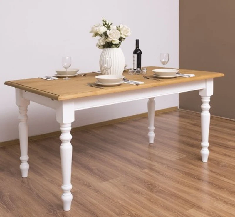 Casa Padrino Esstisch im Landhausstil, 160 x 90 x 78 cm