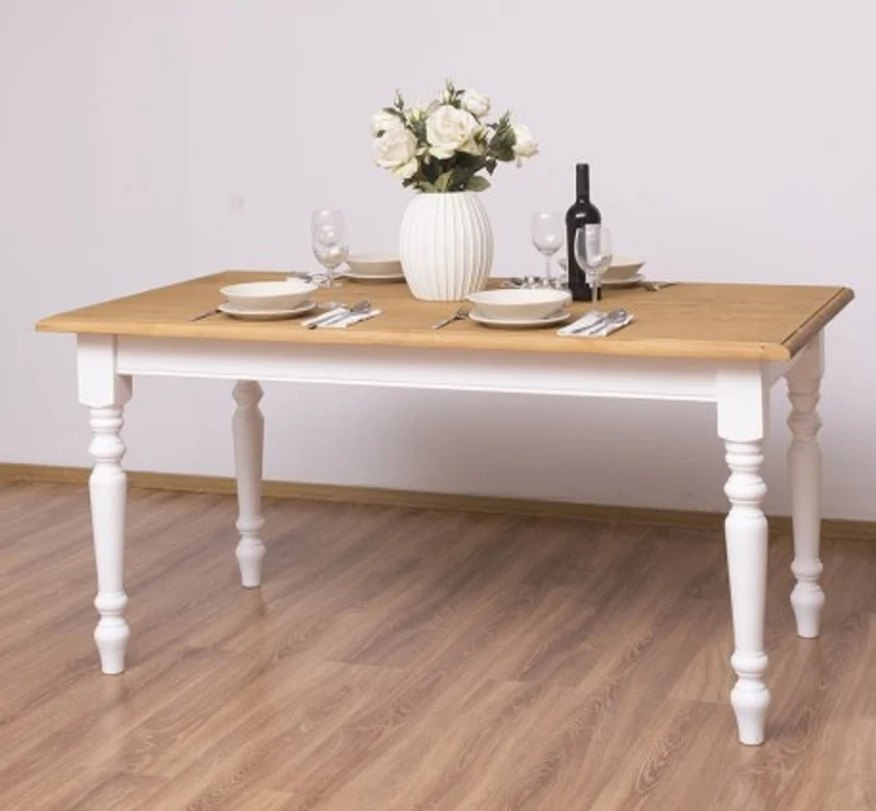 Casa Padrino Esstisch im Landhausstil, 160 x 90 x 78 cm