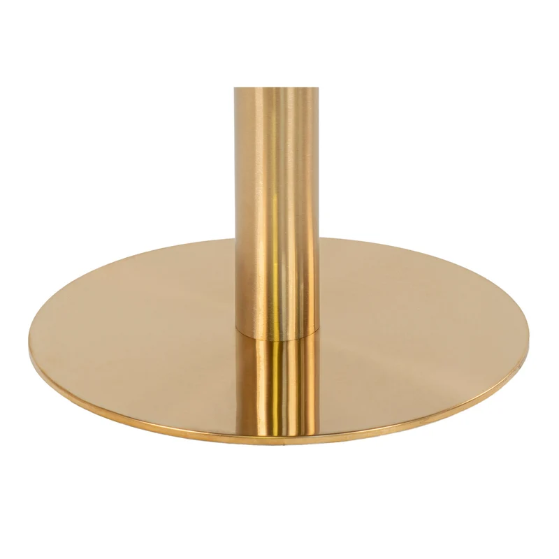 Stylischer Esstisch ZANOL in Marmor-Look ca. D70cm