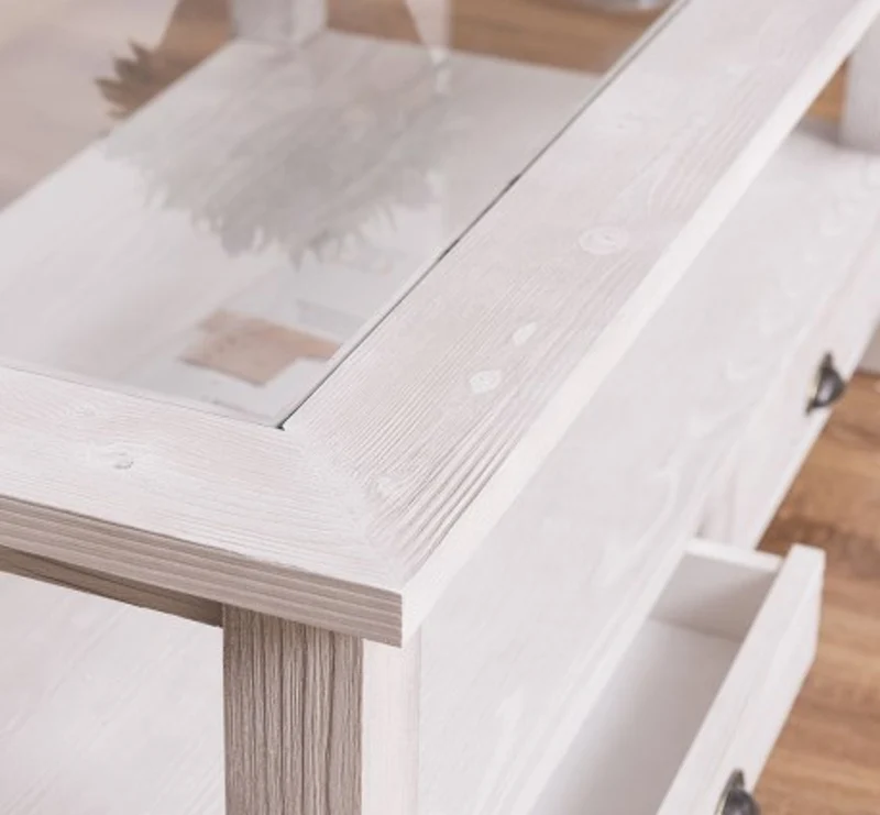 Casa Padrino Couchtisch im Landhausstil, 120 x 65 x 48 cm