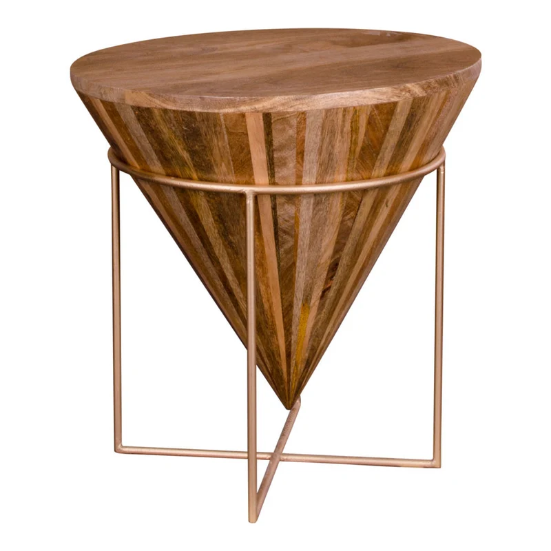 Design Couchtisch PURAH Mango-Holz ca.D45cm