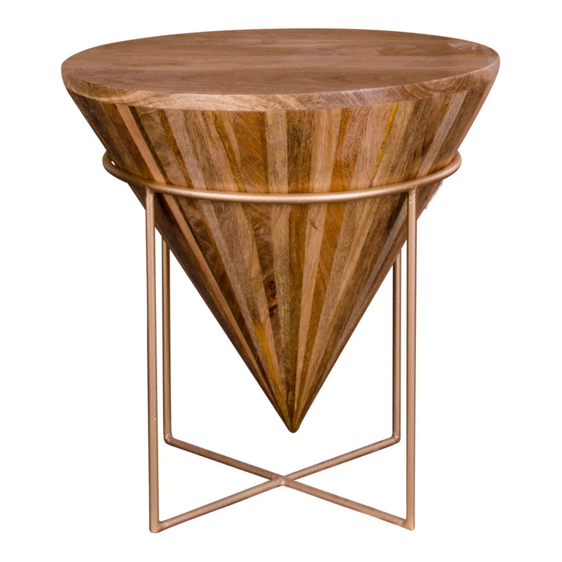 Design Couchtisch PURAH Mango-Holz ca.D45cm