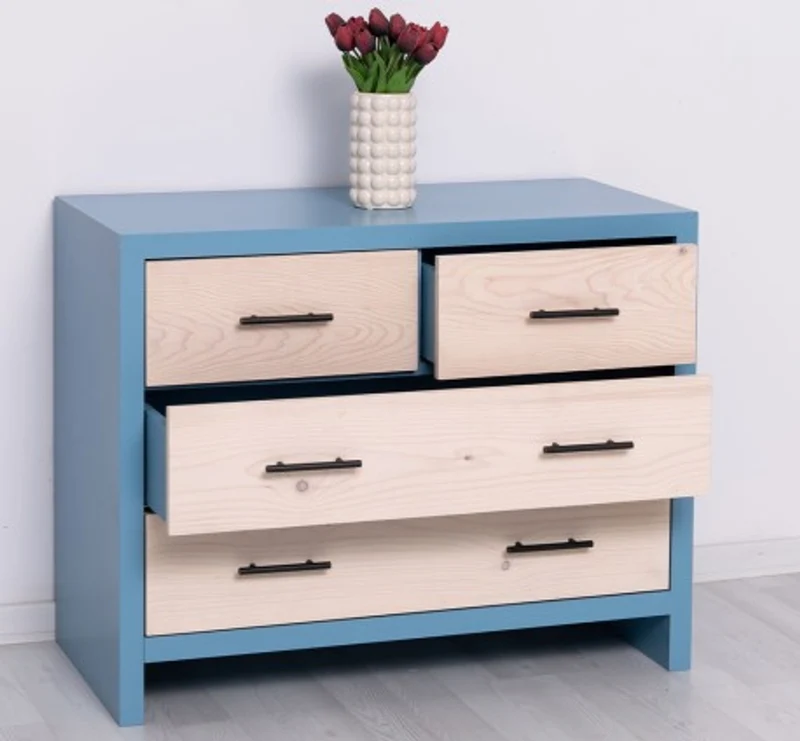 Casa Padrino Kommode im Landhausstil mit 4 Schubladen, 100 x 50 x 79 cm