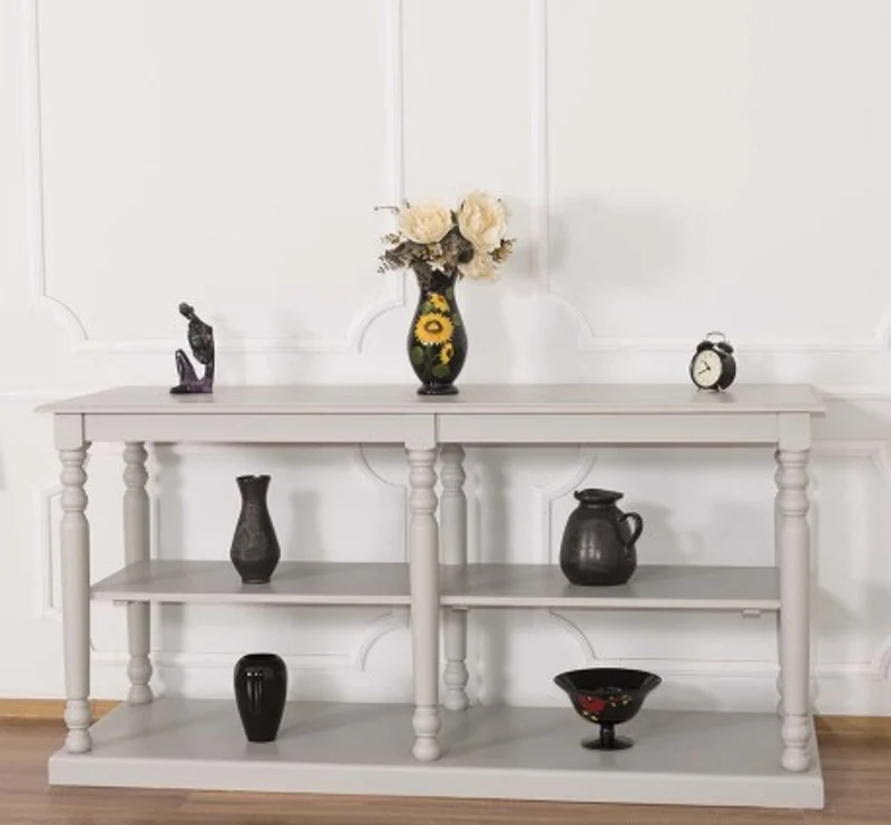 Casa Padrino Konsole im Landhausstil mit 1 Ablage, 180 x 60 x 89 cm
