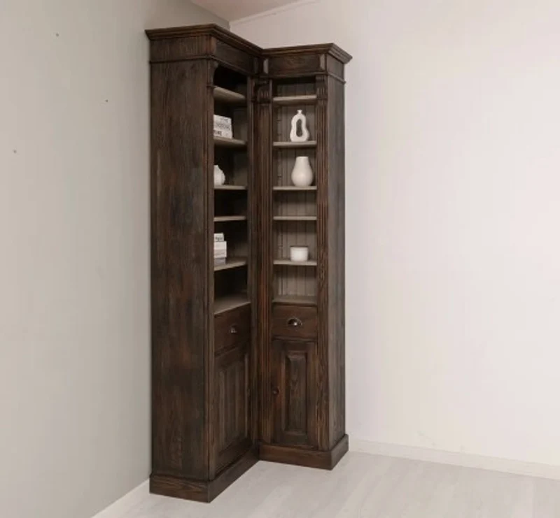 Casa Padrino Bücherregal im Landhausstil, 180 x 39 x 235 cm