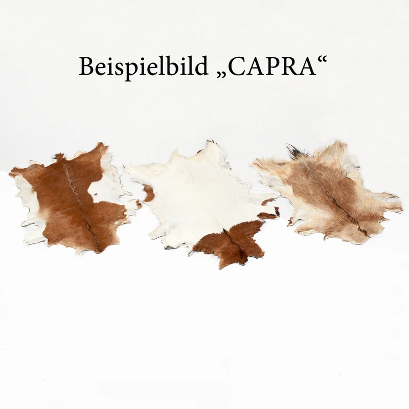 Echtes Ziegenfell CAPRA ca. 90-100cm