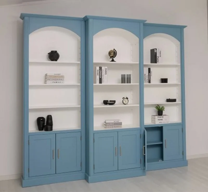 Casa Padrino Bücherregal im Landhausstil, 296 x 30 x 250 cm