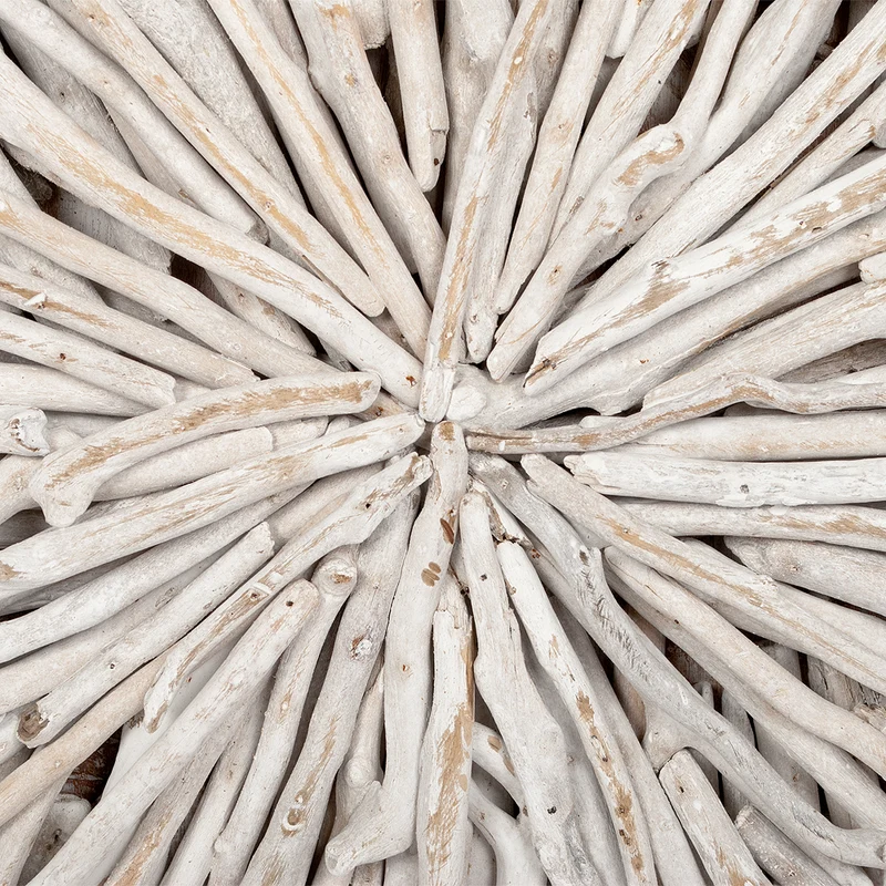 Wand-Deko-Objekt BULAT White Wash ca. L120cm Treibholz