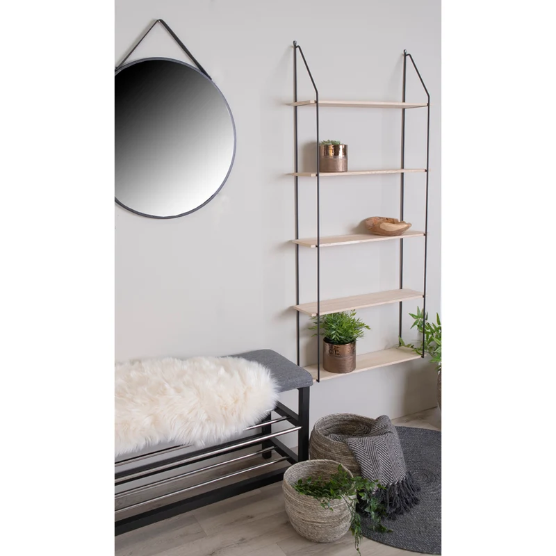 Modernes Wandregal AMSTERDAM ca. H145cm