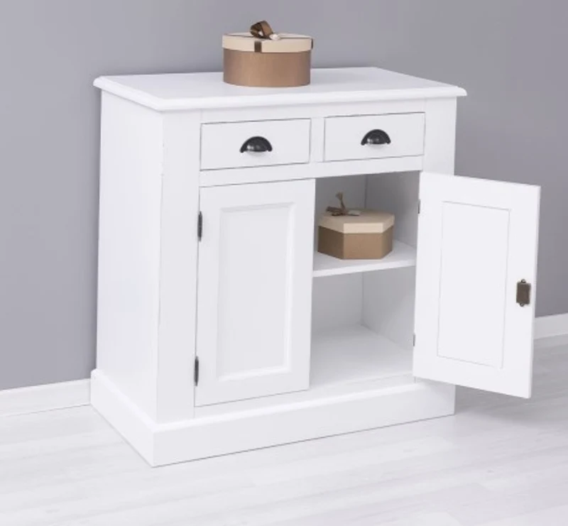 Casa Padrino Sideboard im Landhausstil mit 2 Türen und 2 Schubladen, 90 x 47 x 93 cm
