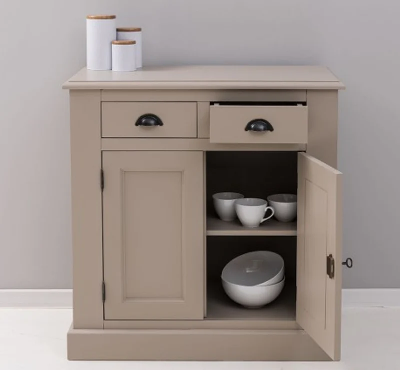 Casa Padrino Sideboard im Landhausstil mit 2 Türen und 2 Schubladen, 90 x 47 x 93 cm