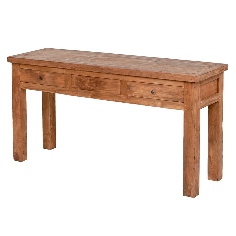 Imposante Teak Konsole SANAM Natural 150cm Massivholz