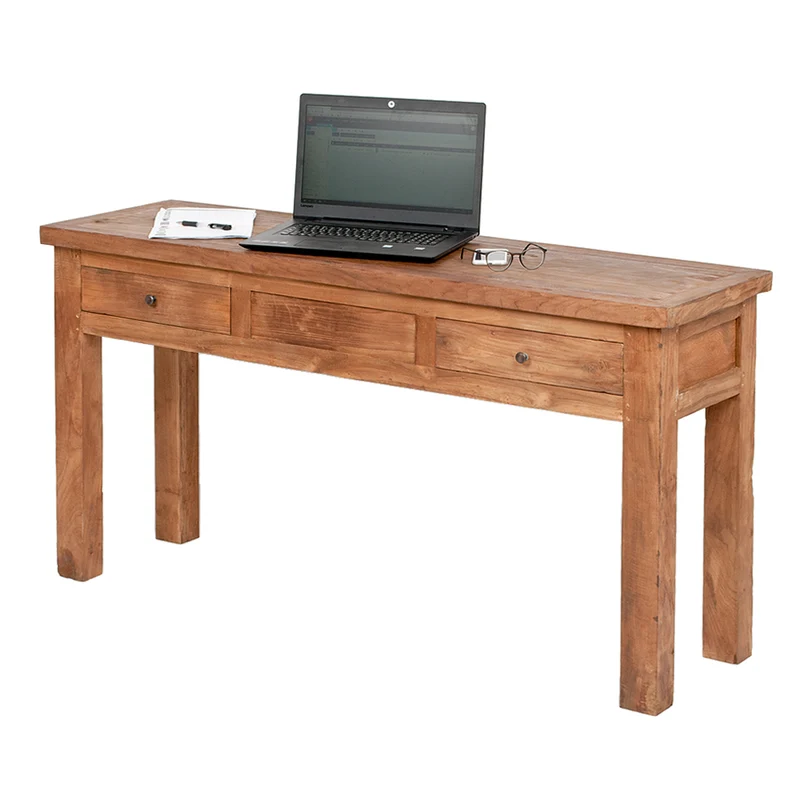 Imposante Teak Konsole SANAM Natural 150cm Massivholz