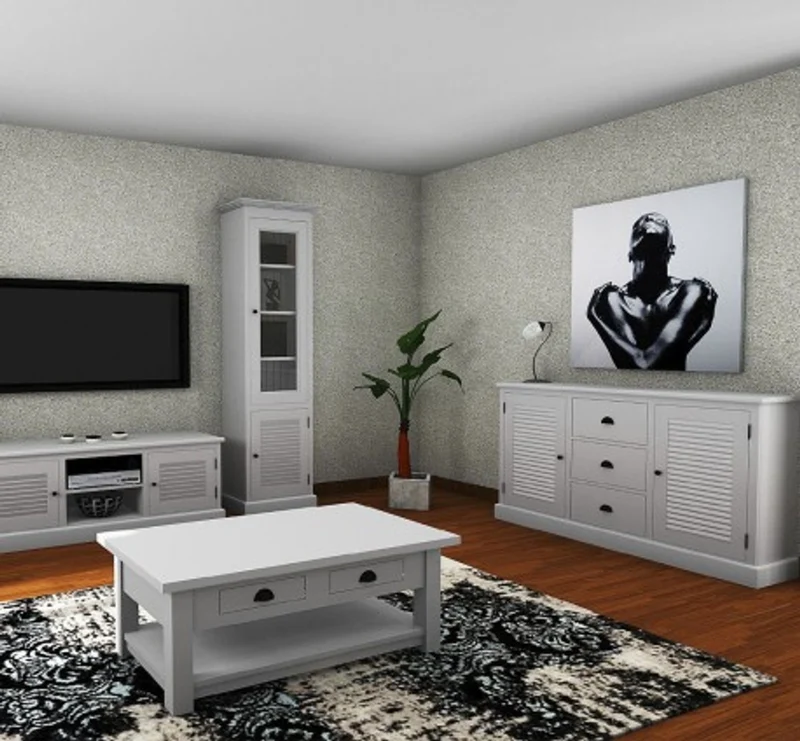 Casa Padrino Möbel Set im Landhausstil, 160 x 56 x 46 cm