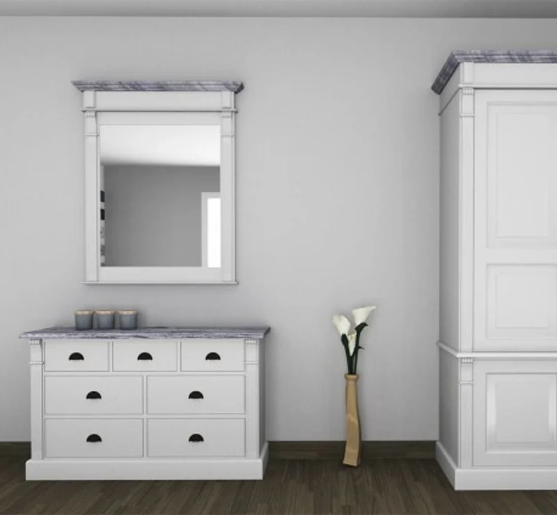 Casa Padrino Möbel Set im Landhausstil, 122 x 75 x 41 cm