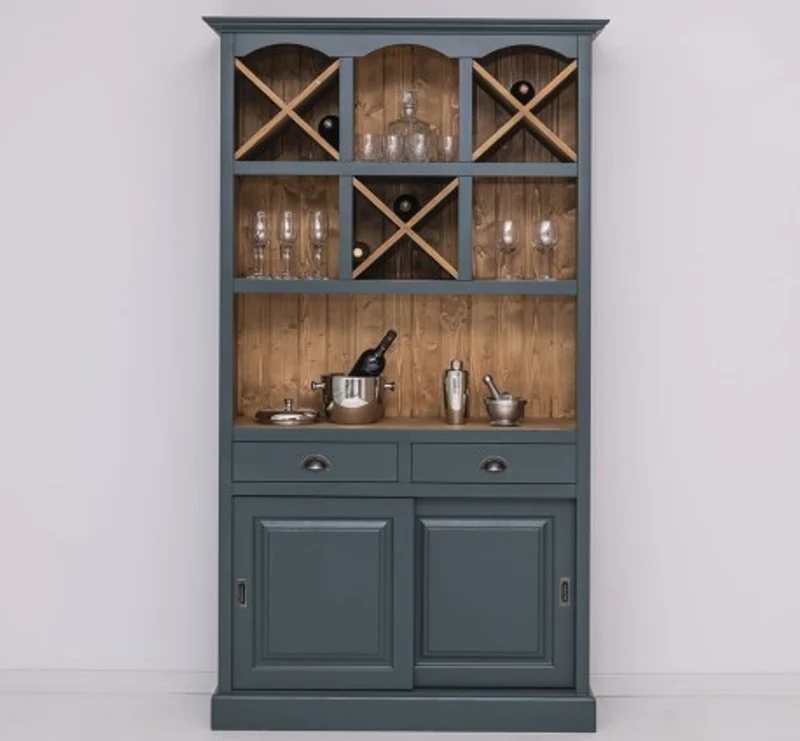 Casa Padrino Theke im Landhausstil, 120 x 41 x 210 cm