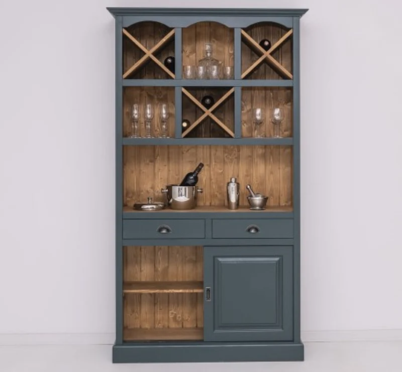 Casa Padrino Theke im Landhausstil, 120 x 41 x 210 cm