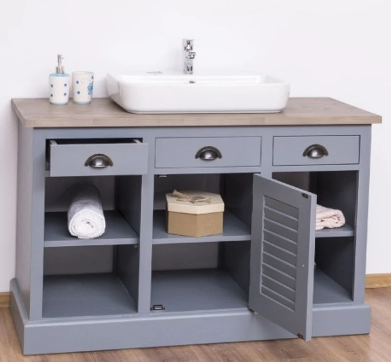 Casa Padrino Waschtisch im Landhausstil, 120 x 51 x 75 cm