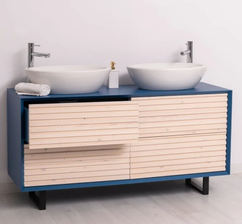 Casa Padrino Waschtisch im Landhausstil mit 4 Schubladen, 150 x 50 x 76 cm
