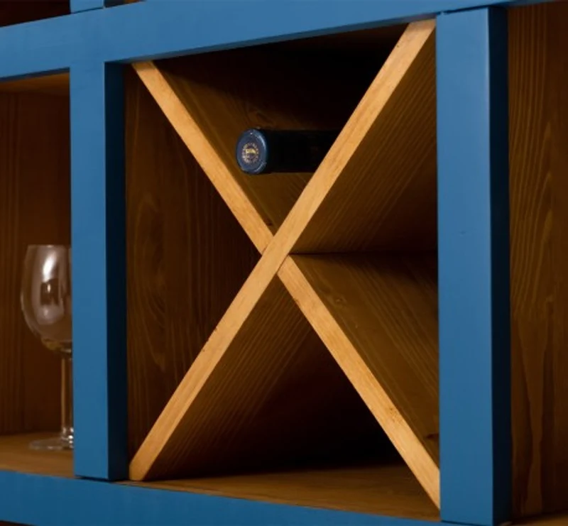 Casa Padrino Theke im Landhausstil, 120 x 41 x 210 cm