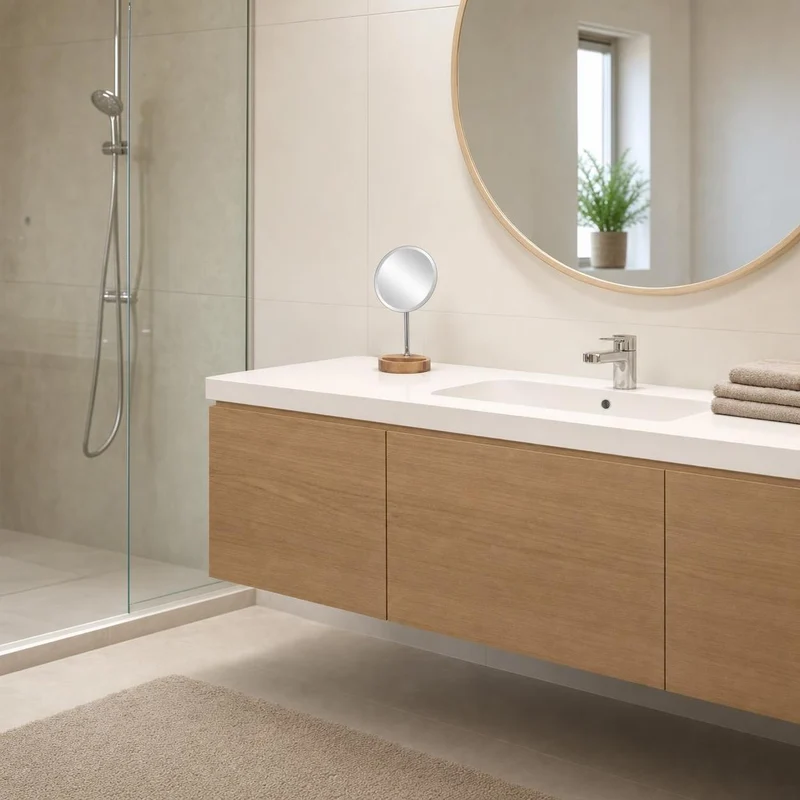 Kosmetikspiegel TIMBER MIRROR Natur