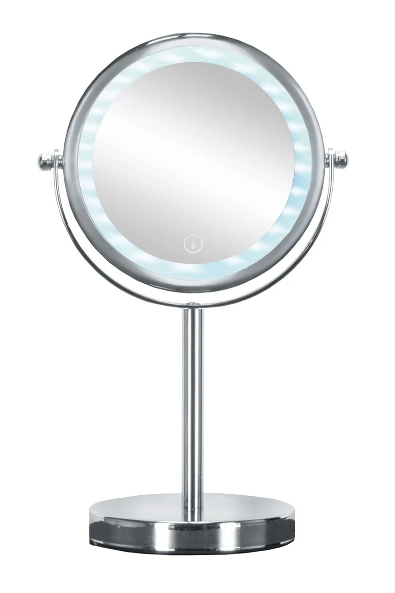 LED-Kosmetikspiegel BRIGHT MIRROR Silberfarben
