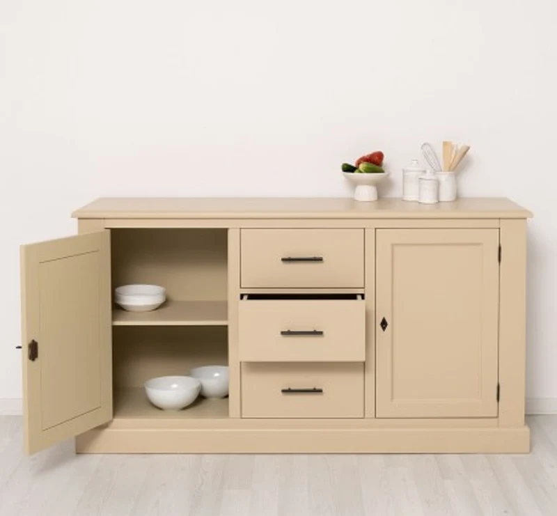 Casa Padrino Sideboard im Landhausstil mit 2 Türen und 3 Schubladen, 173 x 47 x 93 cm