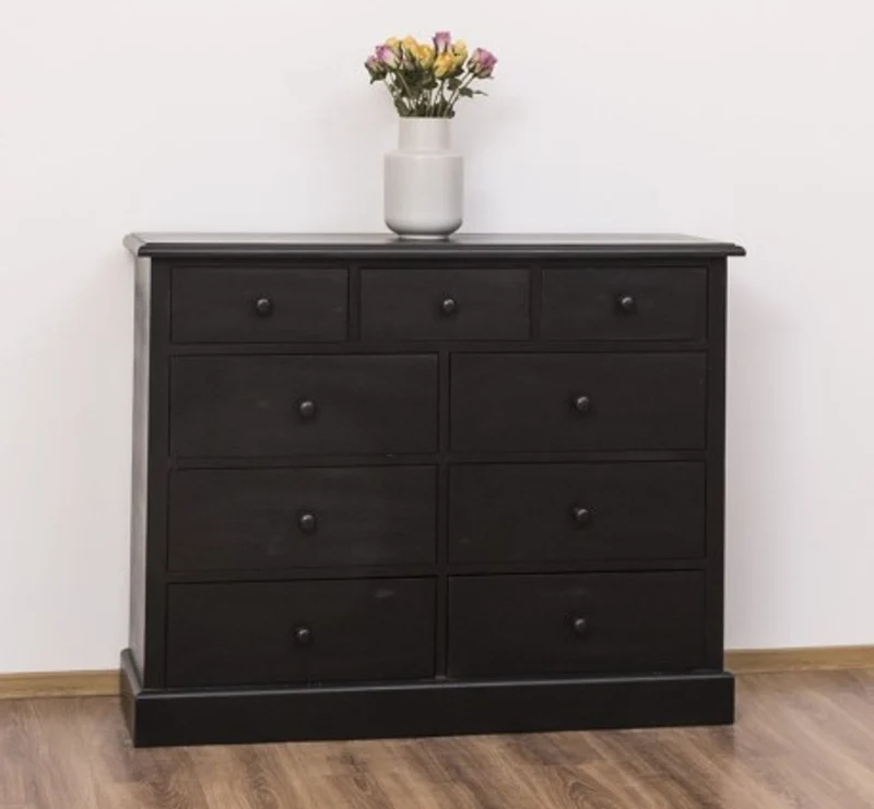 Casa Padrino Kommode im Landhausstil mit 9 Schubladen, 122 x 41 x 97 cm