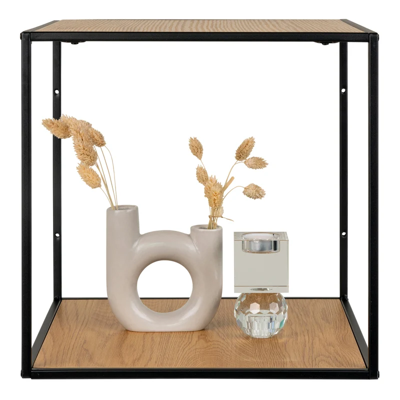 Modernes Wandregal LEVEN 36cm Eiche-Look