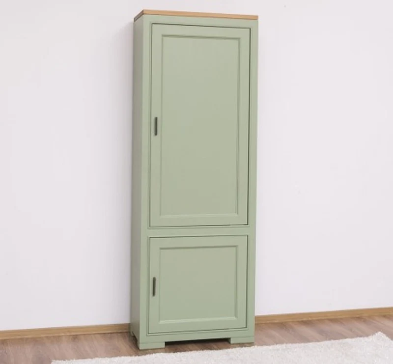 Casa Padrino Schrank im Landhausstil mit 2 Türen, 70 x 35 x 197 cm