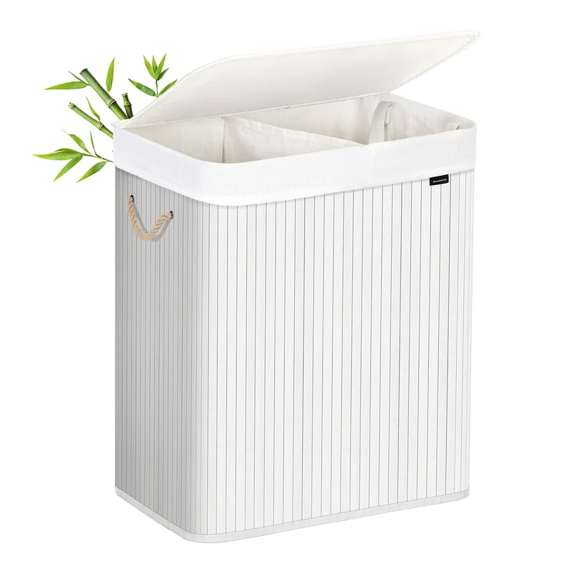 Cesta de Lavandería de Bambú
