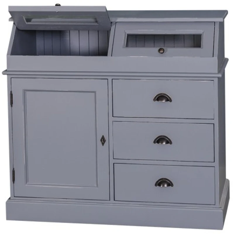 Casa Padrino Sideboard im Landhausstil mit 1 Tür und 3 Schubladen, 107 x 50 x 100 cm