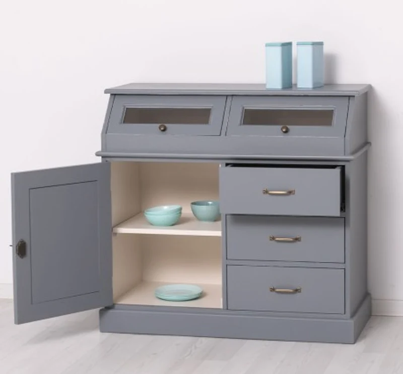 Casa Padrino Sideboard im Landhausstil mit 1 Tür und 3 Schubladen, 107 x 50 x 100 cm