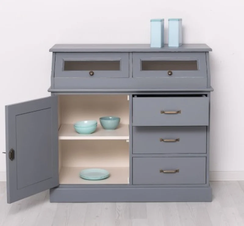 Casa Padrino Sideboard im Landhausstil mit 1 Tür und 3 Schubladen, 107 x 50 x 100 cm