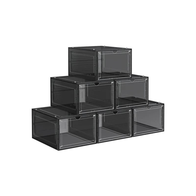 Cajas de Zapatos Apilables de Plástico