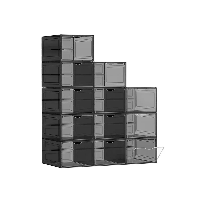 Cajas de Zapatos Apilables de Plástico