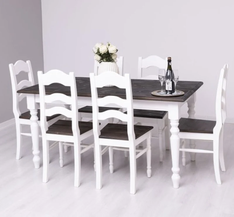 Casa Padrino Esstisch im Landhausstil, 180 x 90 x 78 cm