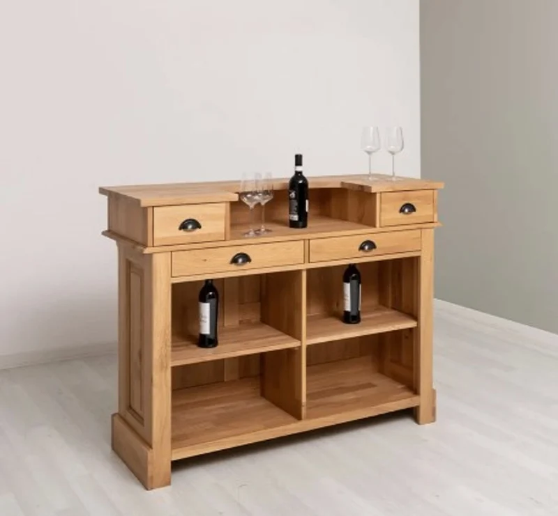 Casa Padrino Theke im Landhausstil, 140 x 51 x 107 cm
