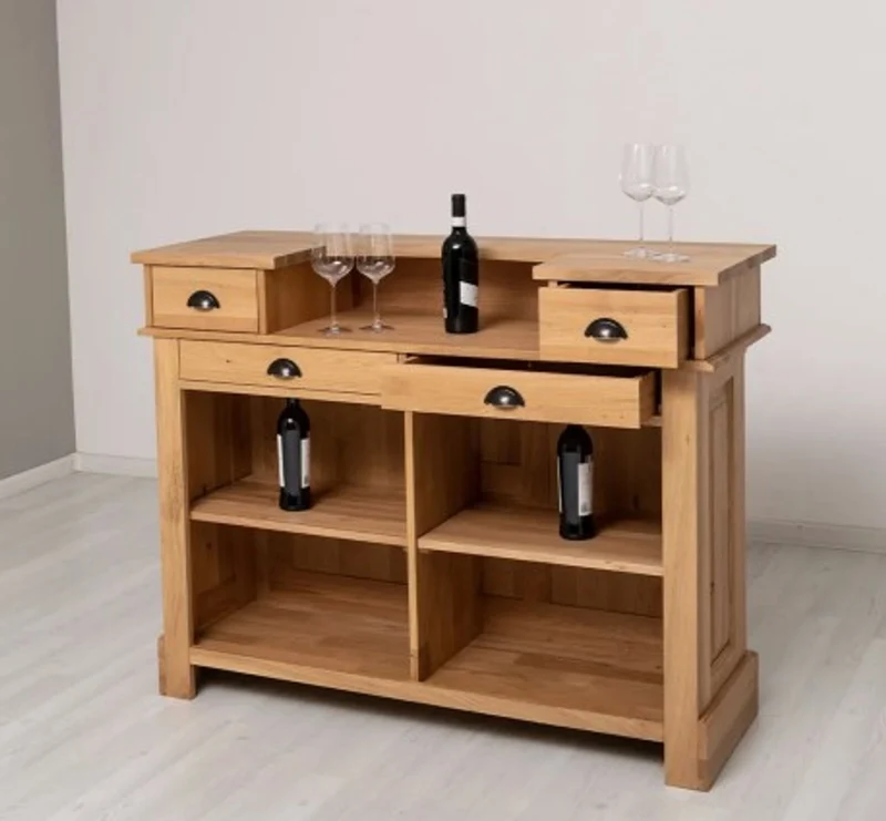 Casa Padrino Theke im Landhausstil, 140 x 51 x 107 cm
