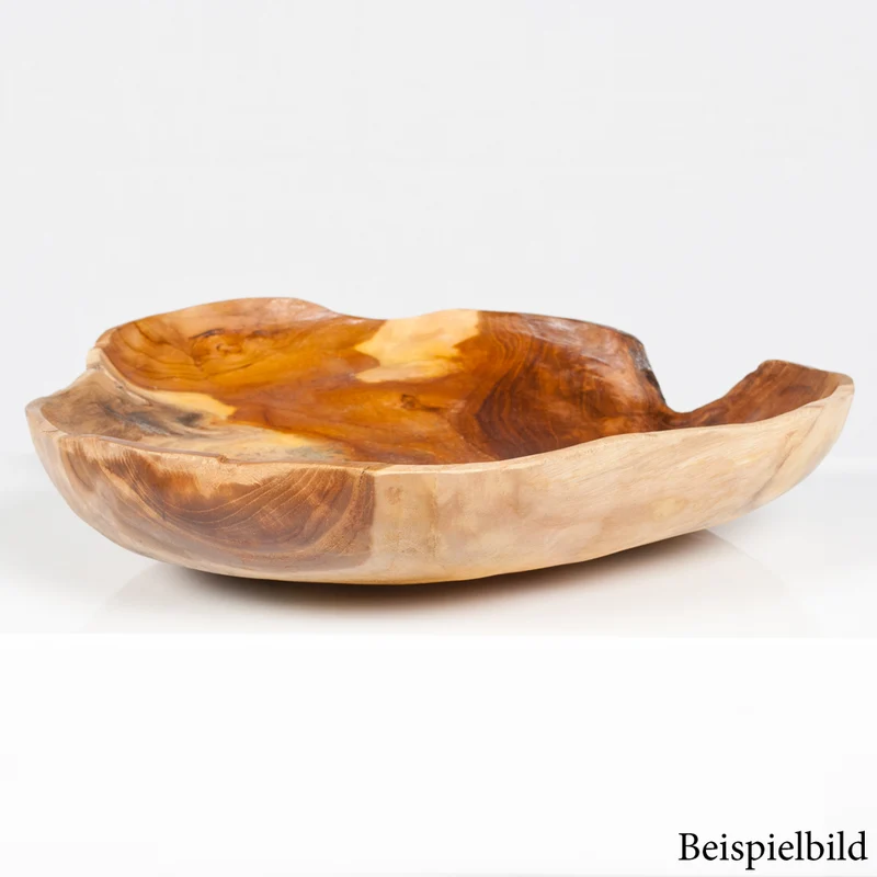 Schale TURKU Ø ca.: 40cm aus massivem Teak-Wurzelholz