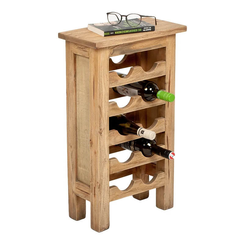 Weinregal NIEKE Antik-Natural Mahagoni ca. 40x68cm (BxH)