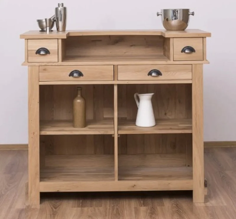 Casa Padrino Theke im Landhausstil, 120 x 51 x 107 cm