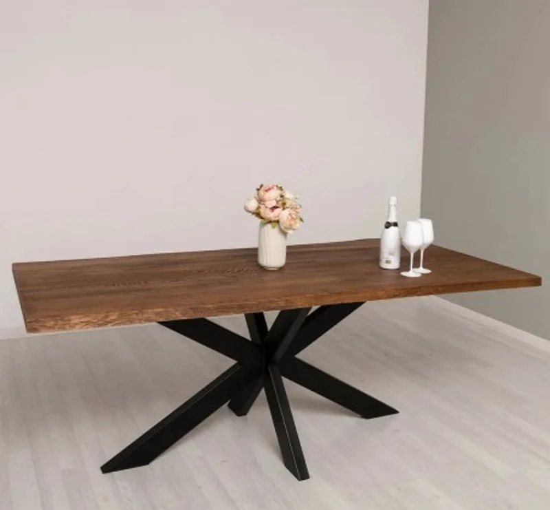 Casa Padrino Tischplatte im Landhausstil Tabak, 210 x 100 x 4 cm